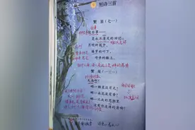 人教版语文四年级下册第九课至第十二课随堂笔记，给孩子收藏图片