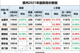 惠州2021年5月最新房价，10个新楼盘房价出炉图片
