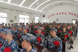 古田县举行2020年度新兵入伍欢送大会图片