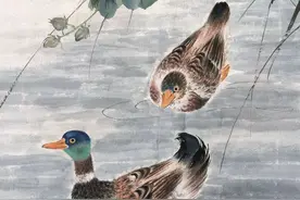 颜伯龙：从贵族到布衣，自创画风，终成一代花鸟大家图片