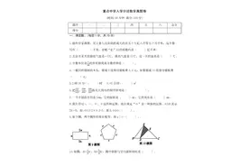 重点中学小升初数学试题及解答图片
