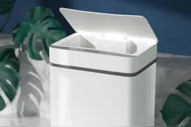 家用垃圾桶带盖子好，还是不带好？拾趣君：垃圾桶都这么智能了图片
