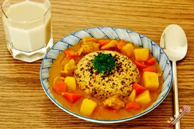 减肥也无法拒绝的咖喱牛腩&藜麦小米饭，减脂、补充优质蛋白质图片