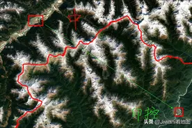 卫星图看距离林芝米林机场65km外藏南的一个印控机场图片