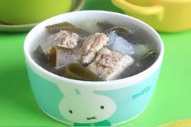 美食分享：海带冬瓜排骨汤、土豆排骨汤、淡菜冬瓜汤的简单做法图片