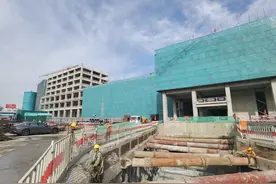 南区结构封顶、北区加快推进，苹果园交通枢纽将实现三条地铁换乘图片