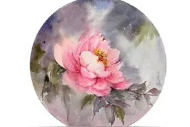 干货！手把手教会你画出朦胧意境美的水彩花卉！图片
