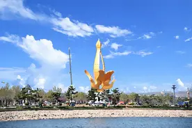 石岛凤凰湖公园，五月一日开园！图片