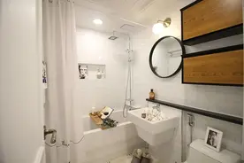 没有窗户的卫生间，又暗又湿，暗卫如何设计改善采光与通风？图片