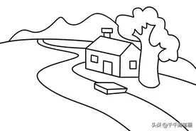 50+简单漂亮的风景简笔画素材大全，留着有用，喜欢的收走吧图片