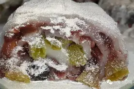 天热凉糕这样做，冰箱里一放，做出自制糯米凉糕，比凉皮雪糕好吃图片