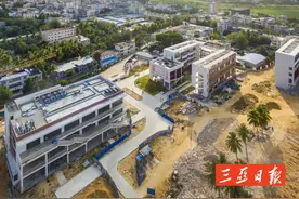 三亚林旺中学建设项目初中部预计今年9月启用图片