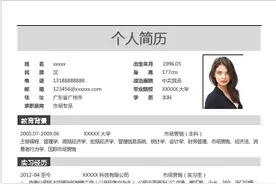 求职必备，简单大方的个人简历模板，让你面试不慌张图片