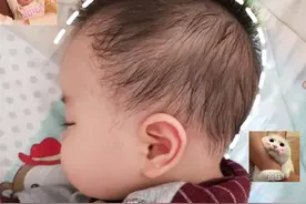 为啥有的宝宝脸很小，有的宝宝脸就像“大饼”一样？跟娃脑型有关图片
