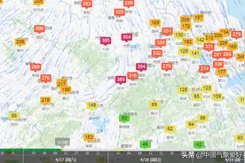 江浙沪北风呼啸天空发黄，沙尘已深入南方！分析：要怪台风舒力基图片