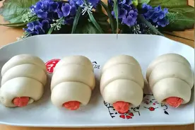 火腿馒头卷，制作简单，周末多做点再配牛奶鸡蛋，一顿美味的早餐图片