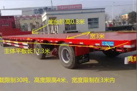 再也不用担心上高速被罚款了-平板车的参数信息图片