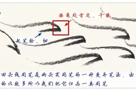 线条是速写的表现语言（三）回头线/结构点线图片