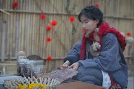 李子柒发中国年味视频，受国外粉丝热捧，标题用心再次打脸韩国图片