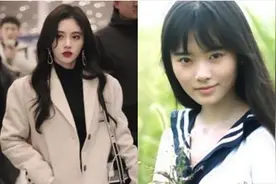 鞠婧祎高中照，吴宣仪高中照，程潇高中照，看赵露思：从小美到大图片