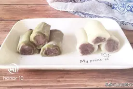 糯米凉糕好吃易做，一次做两种口味，香甜软糯有韧性，全家都爱吃图片
