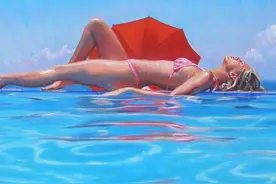 女画家Candace Lovely，田园诗般的印象画图片