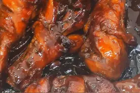 一道家常硬菜：红烧鸡腿，做法简单鲜嫩多汁，好吃到停不下来图片