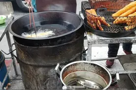 7块一斤青年饭店手艺传承，老济南正宗口味的油条！图片