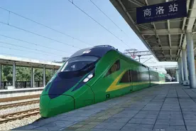 动车来啦！商洛至西安复兴号动车组今天正式开通！图片