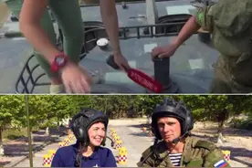 俄军士兵驾驶中国战车一脸茫然，真是不比不知道！一比全是差距图片