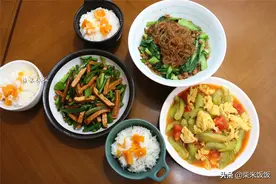 我家一日三餐，餐餐用心做，网友：这饭菜适合瘦子吃图片