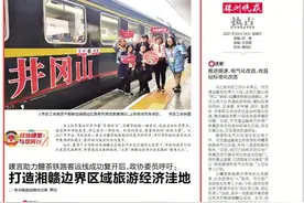 建言助力醴茶铁路客运线成功复开后，政协委员呼吁： 打造湘赣边界区域旅游经济洼地图片