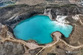 探访江苏宜兴网红湖，碧蓝湖水赛过九寨沟，竟然是石浆废水池？图片