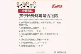 每位家长都该看 儿童防拐骗指南图片