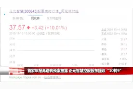 正元智慧发布首家预案！2018年利润将如何分配？业绩预告曝光视频封面