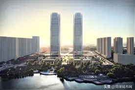 主楼高206米！菏泽绿地中心双子塔项目，最新规划公示出炉图片