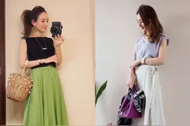 身高仅156cm，这位小个子辣妈的轻熟风穿搭，气质又显高图片