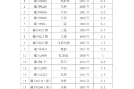2020年阿里地区财政局车辆拍卖公告图片