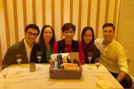 周润发前妻庆62岁生日，俩女儿罕露面气质好，5个月大外孙没出镜图片