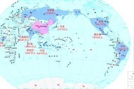 一图看懂，假如人口少于广东的国家都变成海……图片