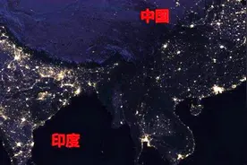 卫星拍摄到：印度夜晚竟然比中国更亮？其背后真相竟然是这样的图片