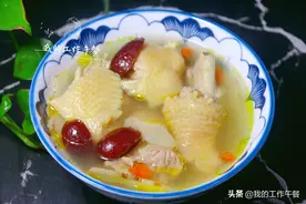孩子熬夜上火，多半是心虚，我家经常5种食材炖鸡汤图片