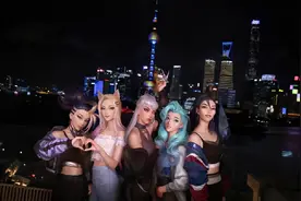 女网友向拳头维权，自称是萨勒芬妮的原型？某韩国女团抄袭KDA图片