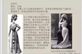 国外服装史演变，裙长理论图片