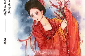 古风插画 | 袅娜少女羞，岁月无忧愁图片