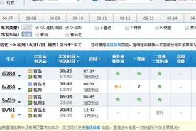 青岛北往返杭州的动集绿巨人D781/D782是要停运了吗？图片