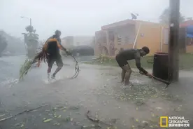飓风过后，很多地方都变了样图片