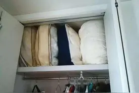 被子不要直接塞衣柜，收拾屋子时想到一个好办法，拍照给大家看看图片