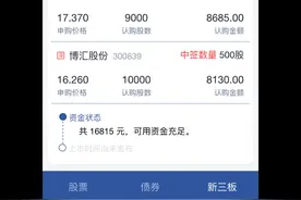 一次打新同时中两签，这是要生双胞胎的节奏吗？图片