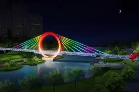 舒城：干的漂亮！“桥景交融”打造人文内涵新地标！图片